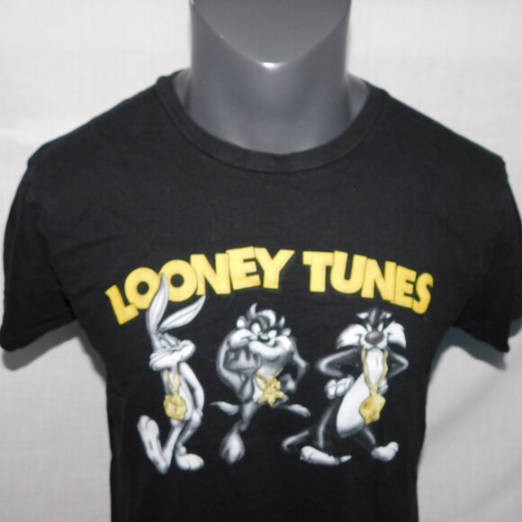 Looney Tunes Bugs Bunny Taz Sylvester Gangster Hip Hop Graphic T Shirt Mens M - Picture 4 of 7